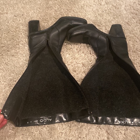 High quality leather dress boot / winter - size 8 - Picture 13 of 13